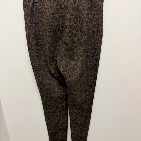 Zara Brown Animal Print Leggings - Picture 4 of 5